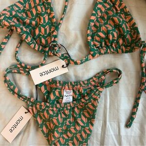 Montce Geo Brasil Bikini NWOT • Size Larger